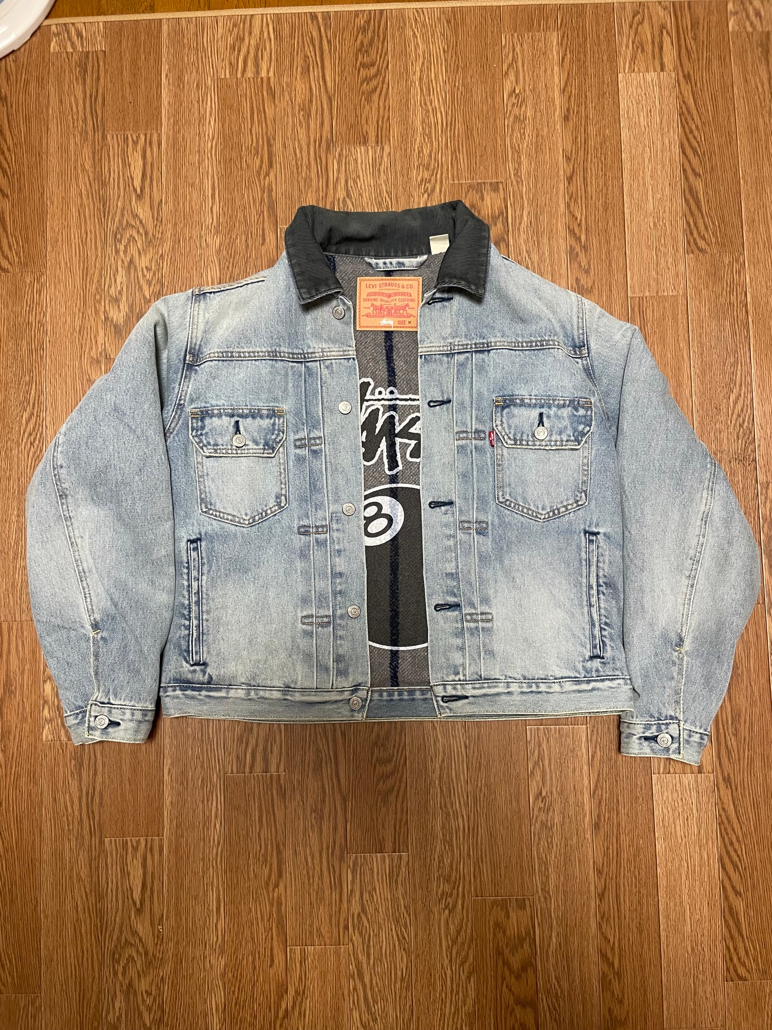 Stussy × LEVI'S Embossed Trucer "Denim" A5215-0000