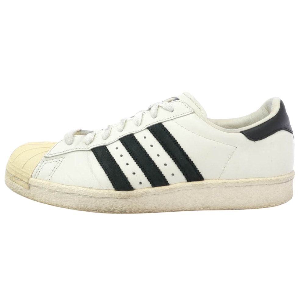 adidas アディダス スニーカー B25963 SUPER STAR 80s VINTAGE DX スーパースター ヴィンテージデラックス スニーカー ホワイト系 ブラック系 28cm【中古】