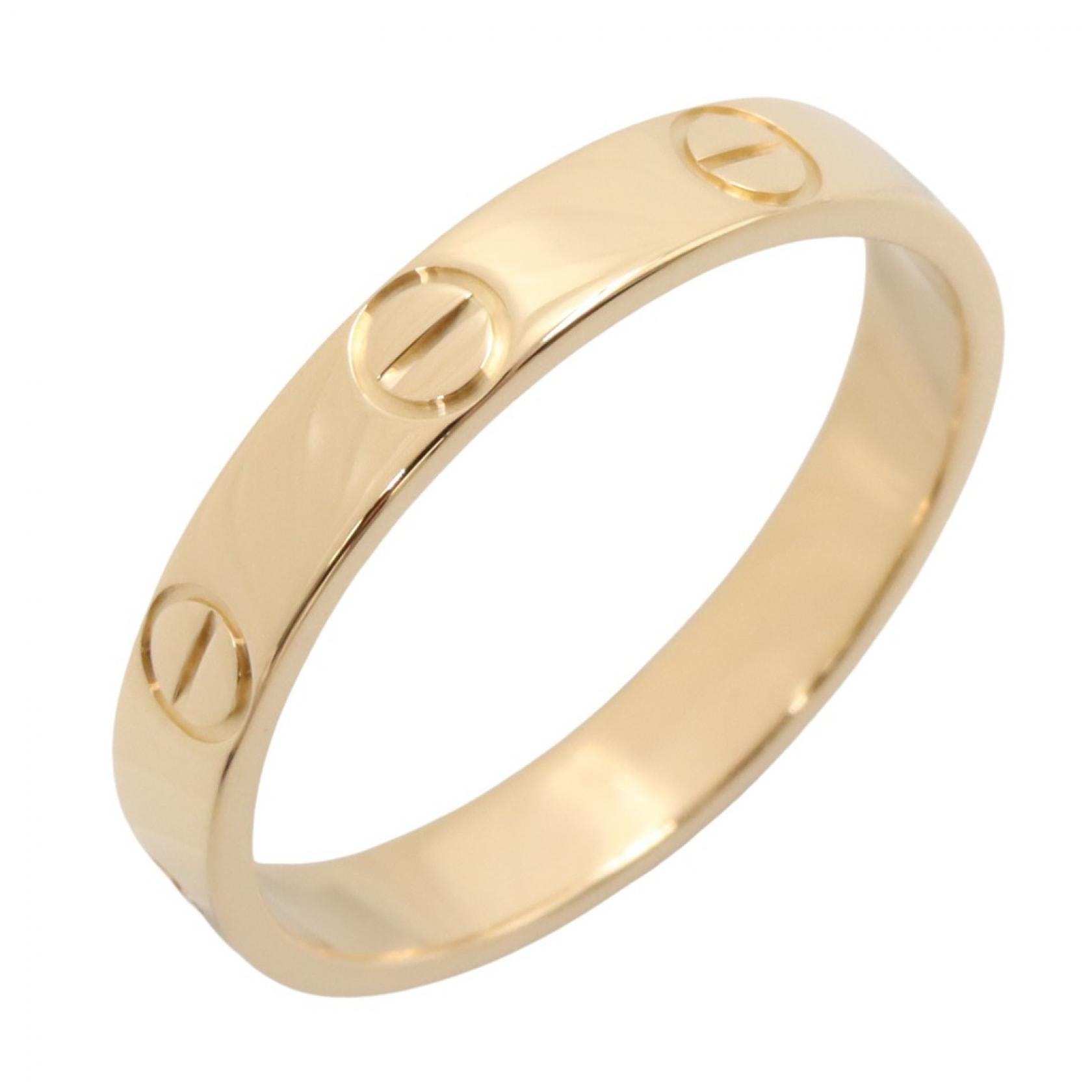 カルティエ CARTIER ミニラブリング リング・指輪 ジュエリー K18(イエローゴールド) レディース ゴールド系 B4085200 【中古】