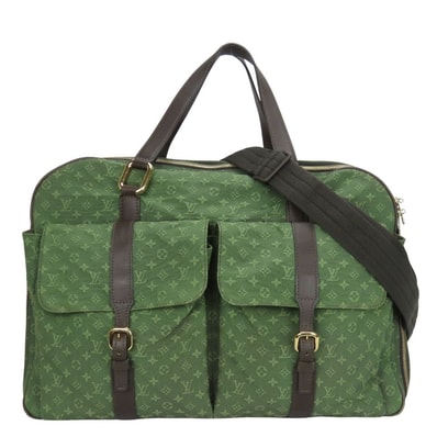 【中古】 ルイ・ヴィトン ボストンバッグ クロディーヌ M42332 モノグラムミニ レザー TSTカーキ ゴールド金具 2WAY 斜め掛け トラベルバッグ カジュアル レディース 女性 LOUIS VUITTON