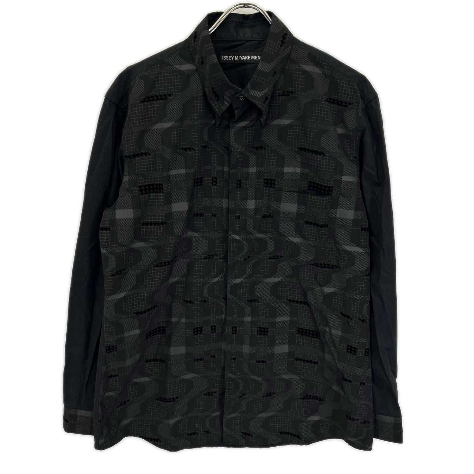B (目立った傷や汚れなし)】イッセイミヤケメン 15AW ブラック×グレー B (目立った傷や汚れなし)】イッセイミヤケメン 15AW ブラック×グレー