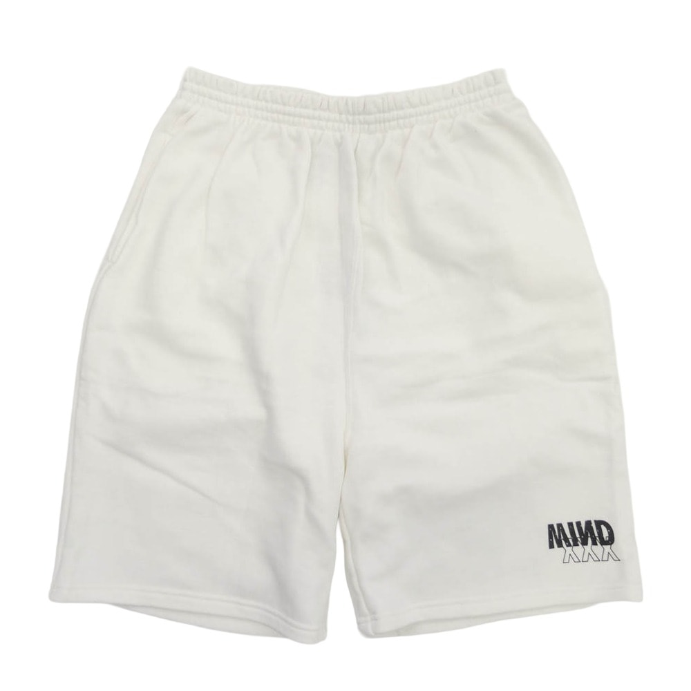 WIND AND SEA ウィンダンシー ショートパンツ 20AW WDS-XXX-06 × GOD SELECTION XXX ゴッドセレクショントリプルエックス SWEAT-SHORTS ロゴプリント スウェット ショーツ ハーフパンツ【極上美品】【中古】