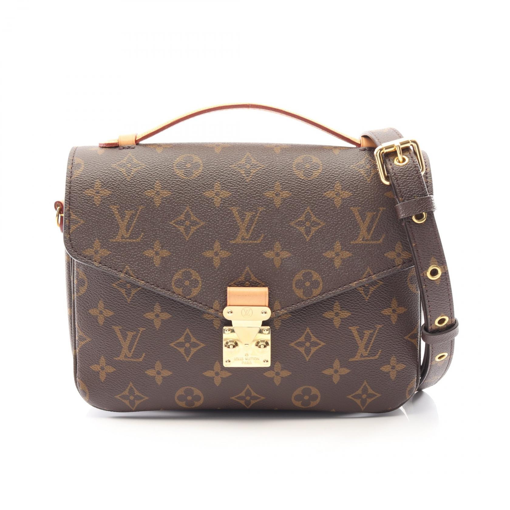 ルイ・ヴィトン LOUIS VUITTON ポシェット メティス MM 2WAY ハンドバッグ バッグ PVCコーティングキャンバス レザー モノグラム レディース ブラウン系 M44875 【中古】