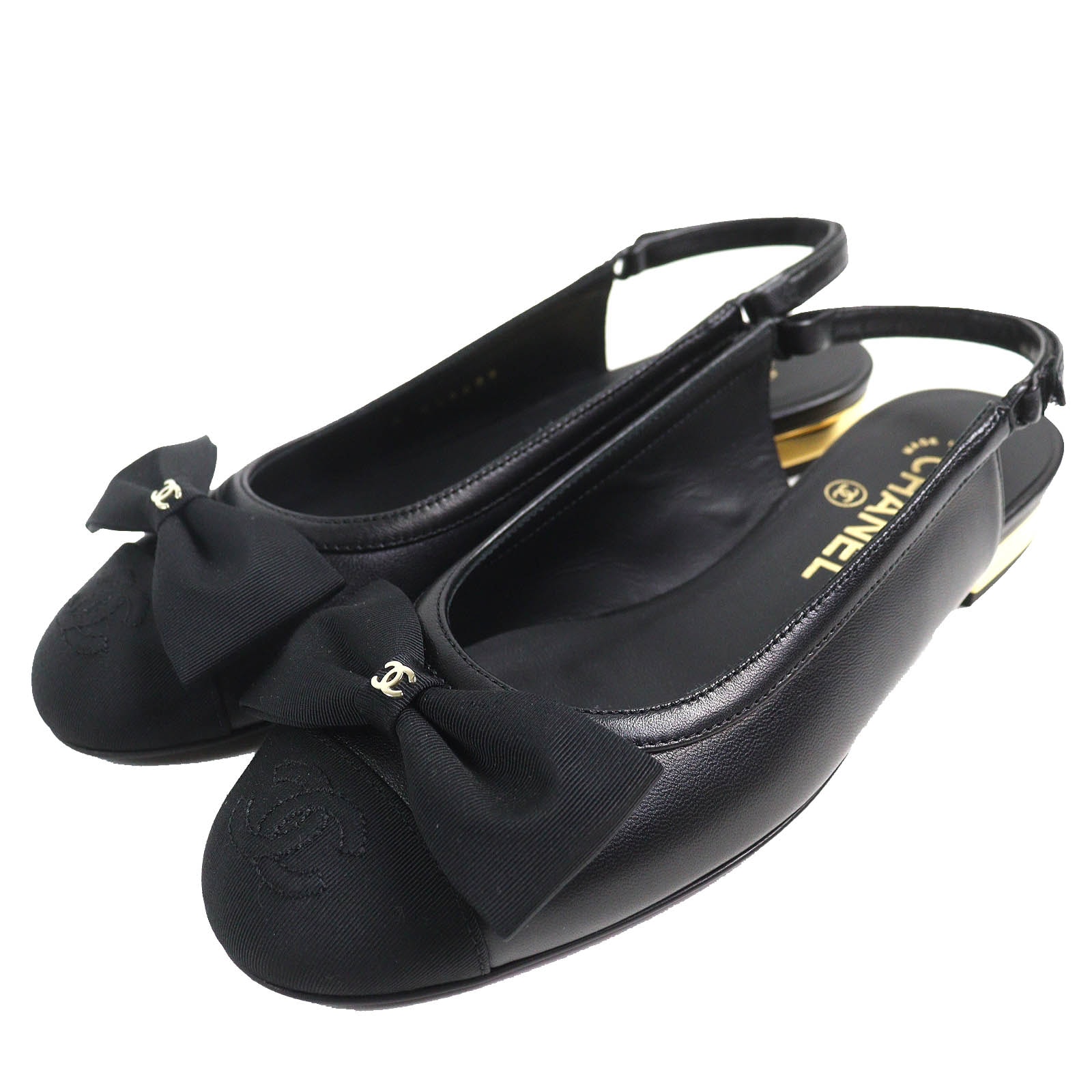 未使用品 シャネル
 パンプス ブラック レディース 35.5 G45689