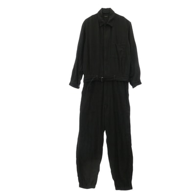 COMOLI コモリ ツナギ 25SS B01-01004 シルクネップ オールインワン ブラック系 3【中古】