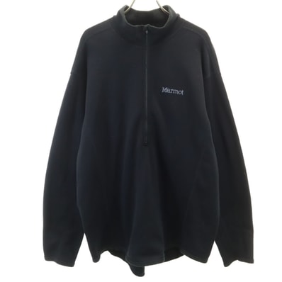 MARMOT マーモット 長袖 ハーフジップ ウェア XL ブラック アウトドア
