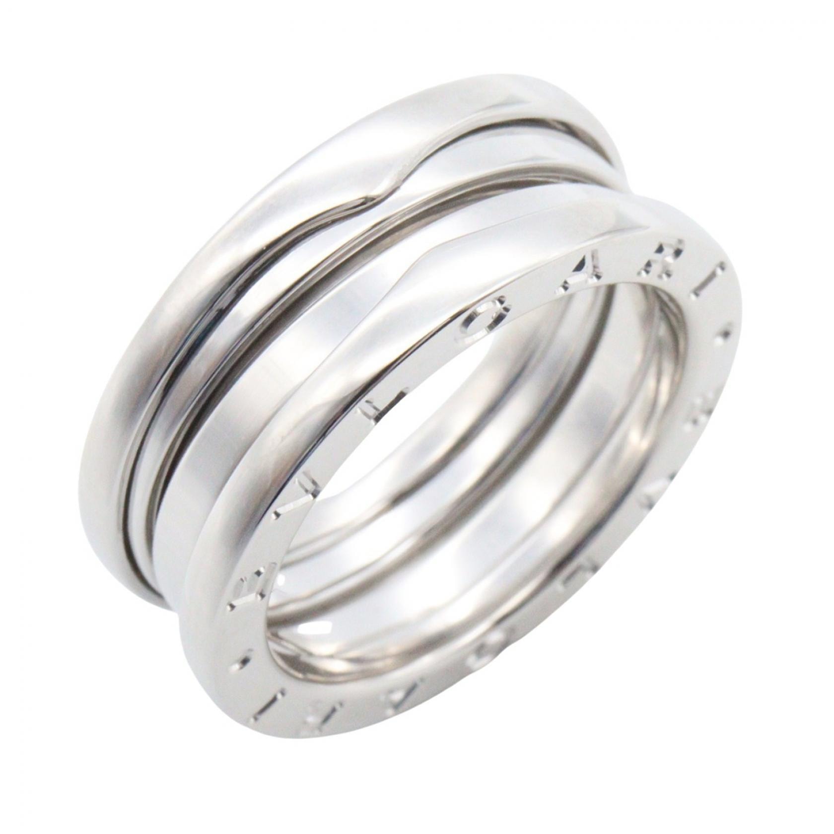 ブルガリ BVLGARI B-zero1 ビーゼロワン リング 3バンド リング・指輪 ジュエリー K18WG(ホワイトゴールド) メンズ レディース シルバー系 346583 【中古】