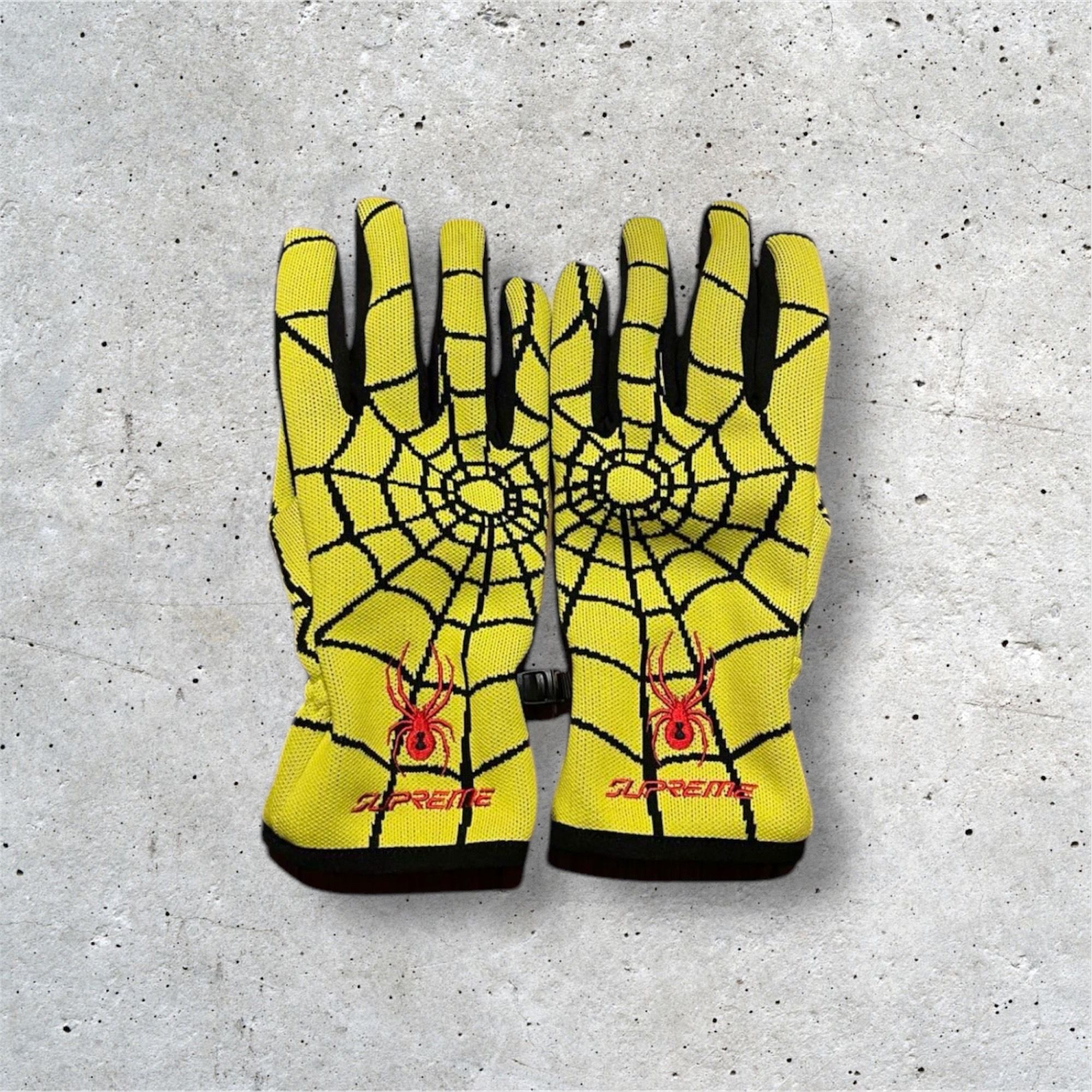 シュプリーム x スパイダー グローブ "イエロー"