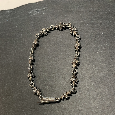 Chrome Hearts Tiny E CH Plus Bracelet 11Link "Silver"