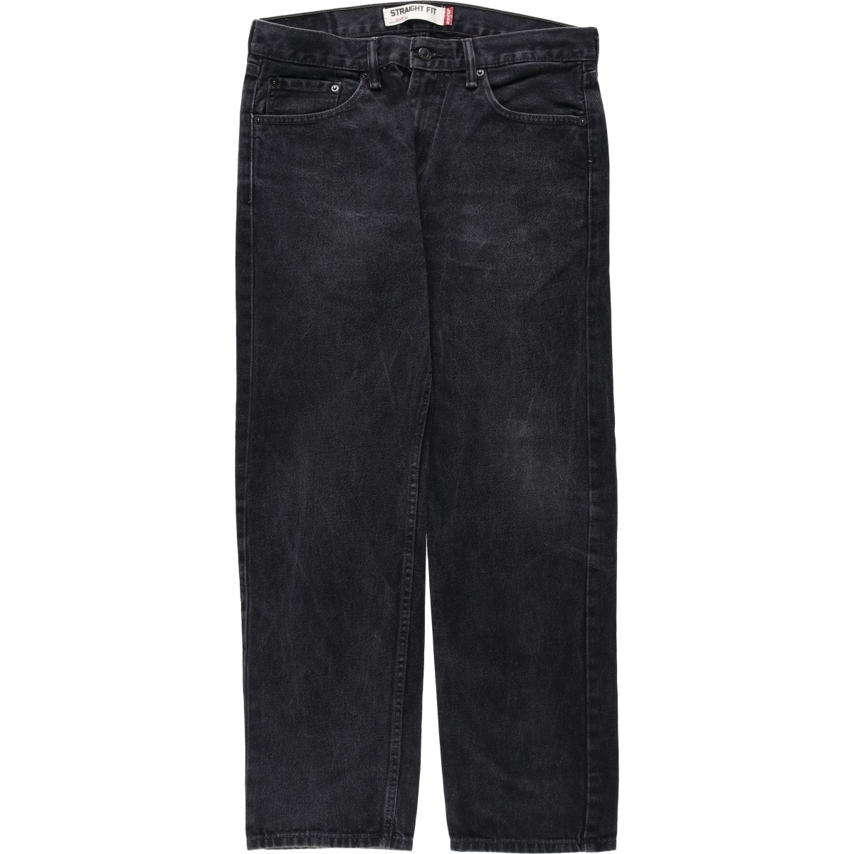 古着 リーバイス Levi's 505 STRAIGHT FIT ブラックデニム テーパードデニムパンツ メンズw34相当/eaa663653