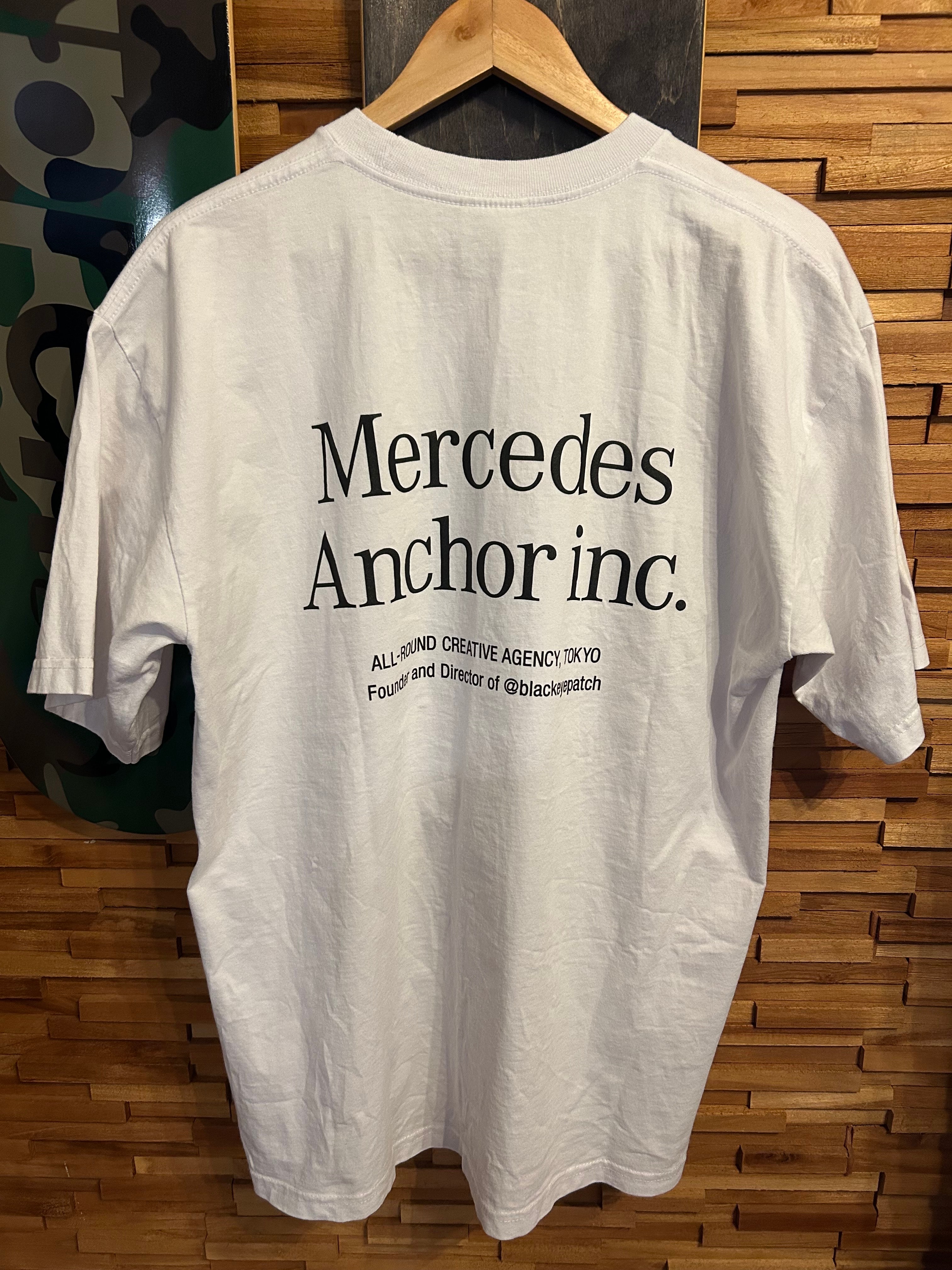 Mercedes Anchor inc. Logo Tee Green 白L Mercedes Anchor inc. Logo Tee Green 白L - メルカリ