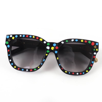 極美品 ルイヴィトン×草間彌生 サングラス マイモノグラムスクエア Z1903E