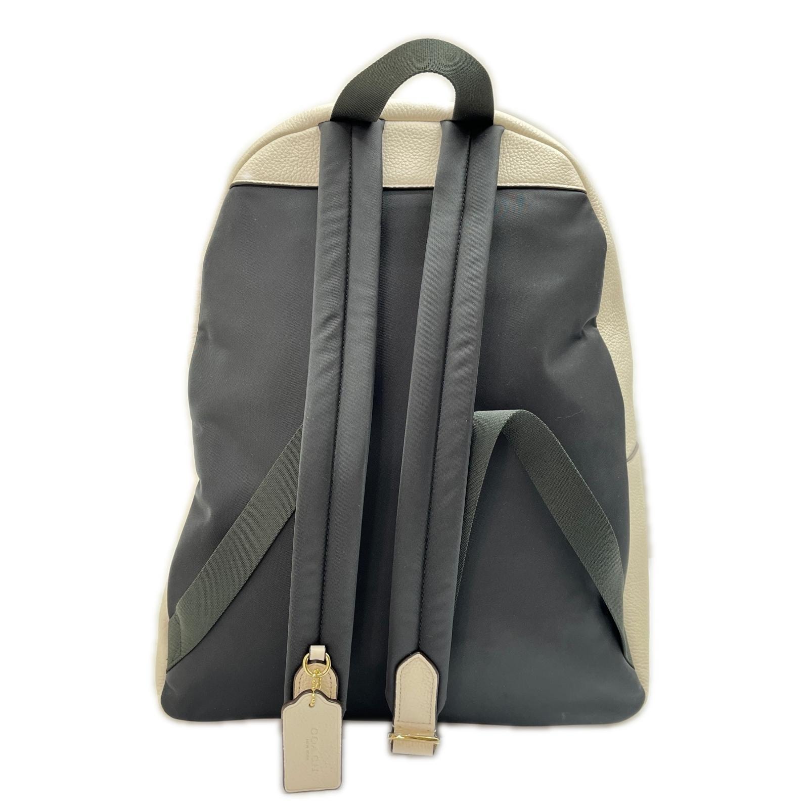 B (目立った傷や汚れなし)】COACH コーチ ロゴ リュックサック レザー