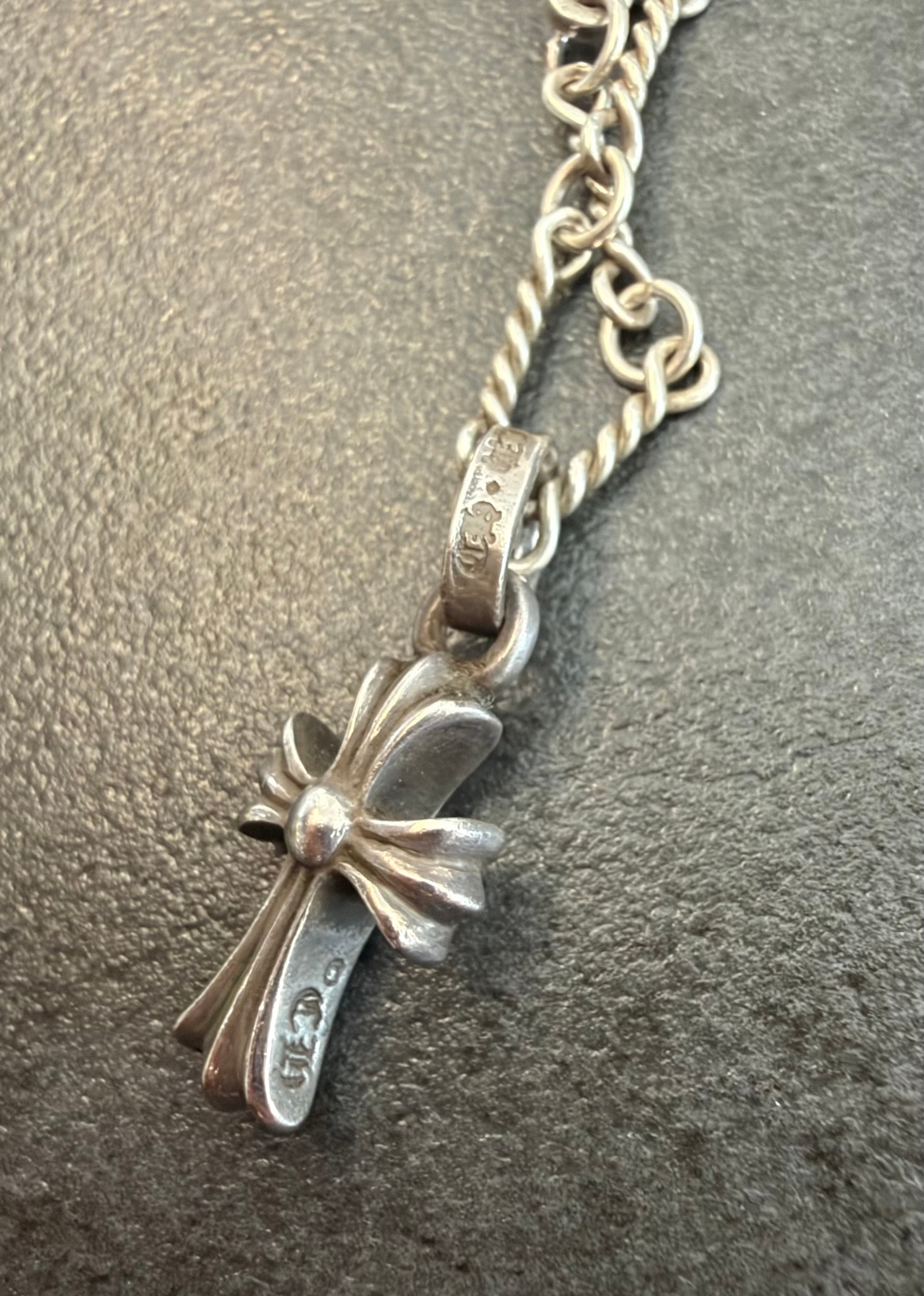 Chrome Hearts Cross Baby Fat Charm "Silver"