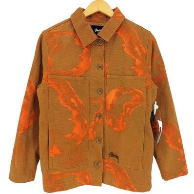 Printed Chore Coat 'Clay'【1143488337776】