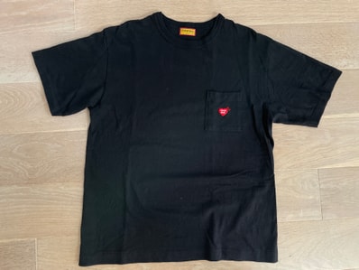 HUMAN MADE Heart Pocket T-Shirt "Black"