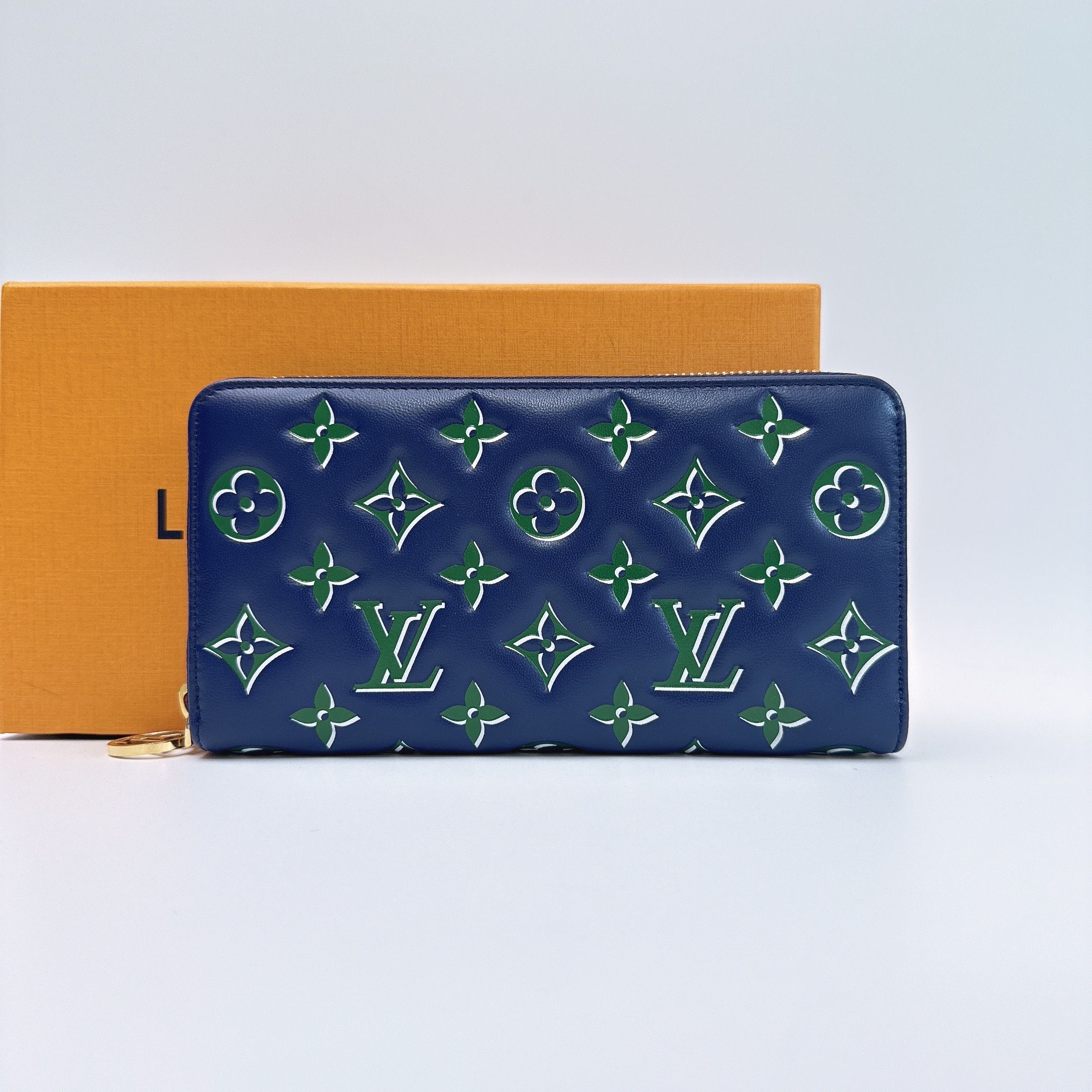 Louis Vuitton Zippy Wallet "Bleu/Vert"
