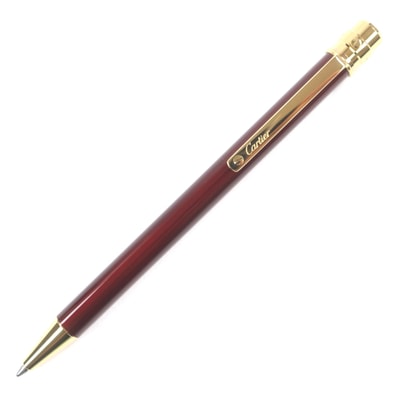 極美品 カルティエ
ボールペン サントス ドゥ カルティエ ボルドー ゴールド メンズ