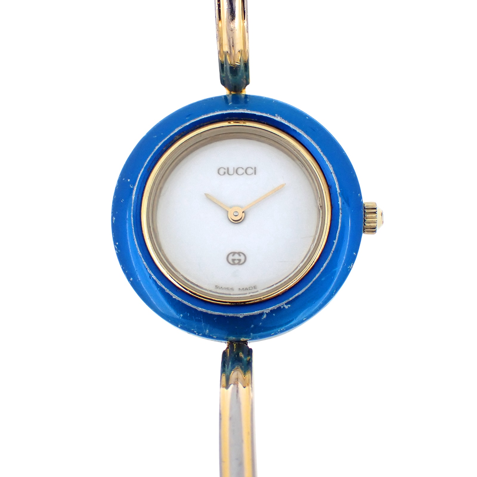 GUCCI グッチ  チェンジベゼル ウォッチ  11/12  バングル  レディース 腕時計