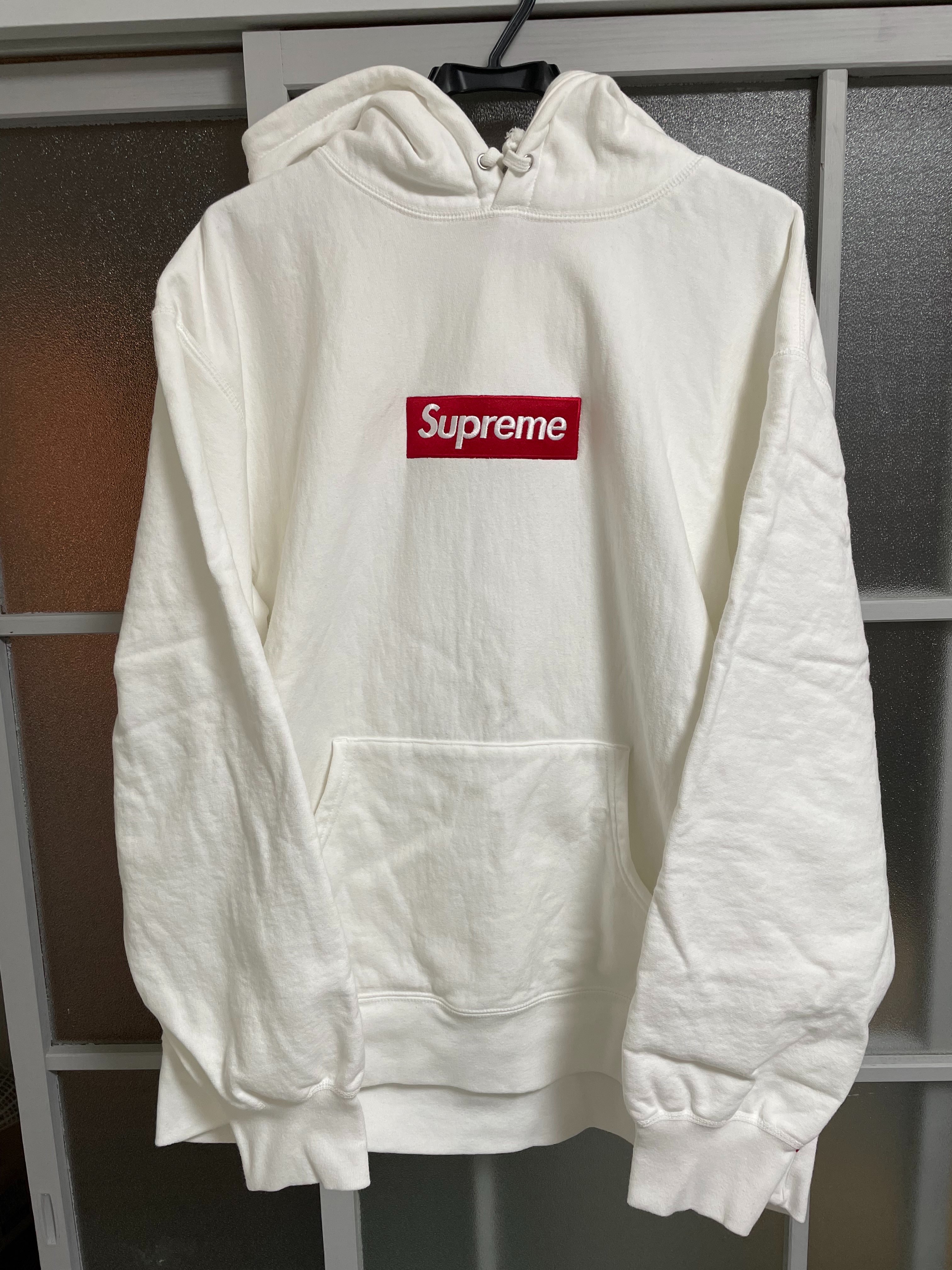 Supreme Box Logo Hooded Sweatshirt "White" (21FW)