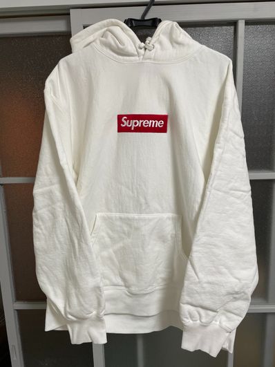 Supreme Box Logo Hooded Sweatshirt "White" (21FW)