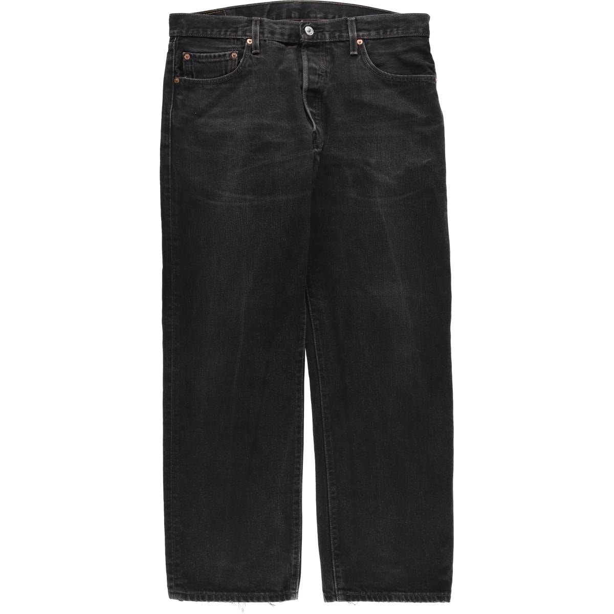 古着 00年代 リーバイス Levi's 501-0660 ブラックデニム ストレートデニムパンツ メンズw36相当/evb033148
