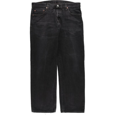 古着 00年代 リーバイス Levi's 501-0660 ブラックデニム ストレートデニムパンツ メンズw36相当/evb033148