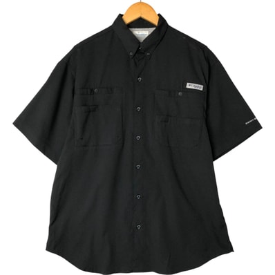 古着 コロンビア Columbia PFG OMNI-SHADE オムニシェイド リップストップ 半袖 フィッシングシャツ メンズM相当/eaa551871