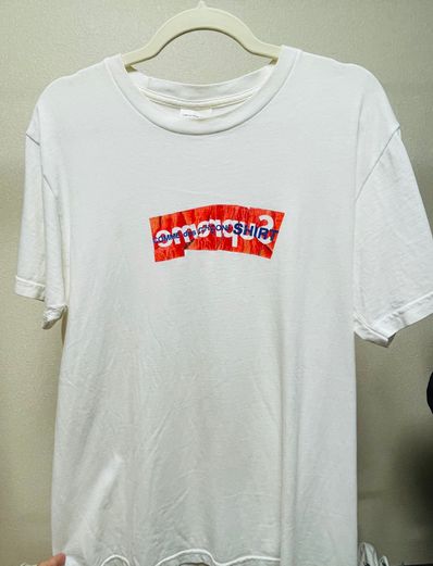 Supreme COMME des GARCONS SHIRT Box Logo Tee "White"