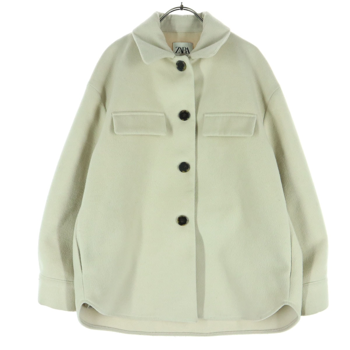 ZARA ザラ 長袖 ジャケット M アイボリー