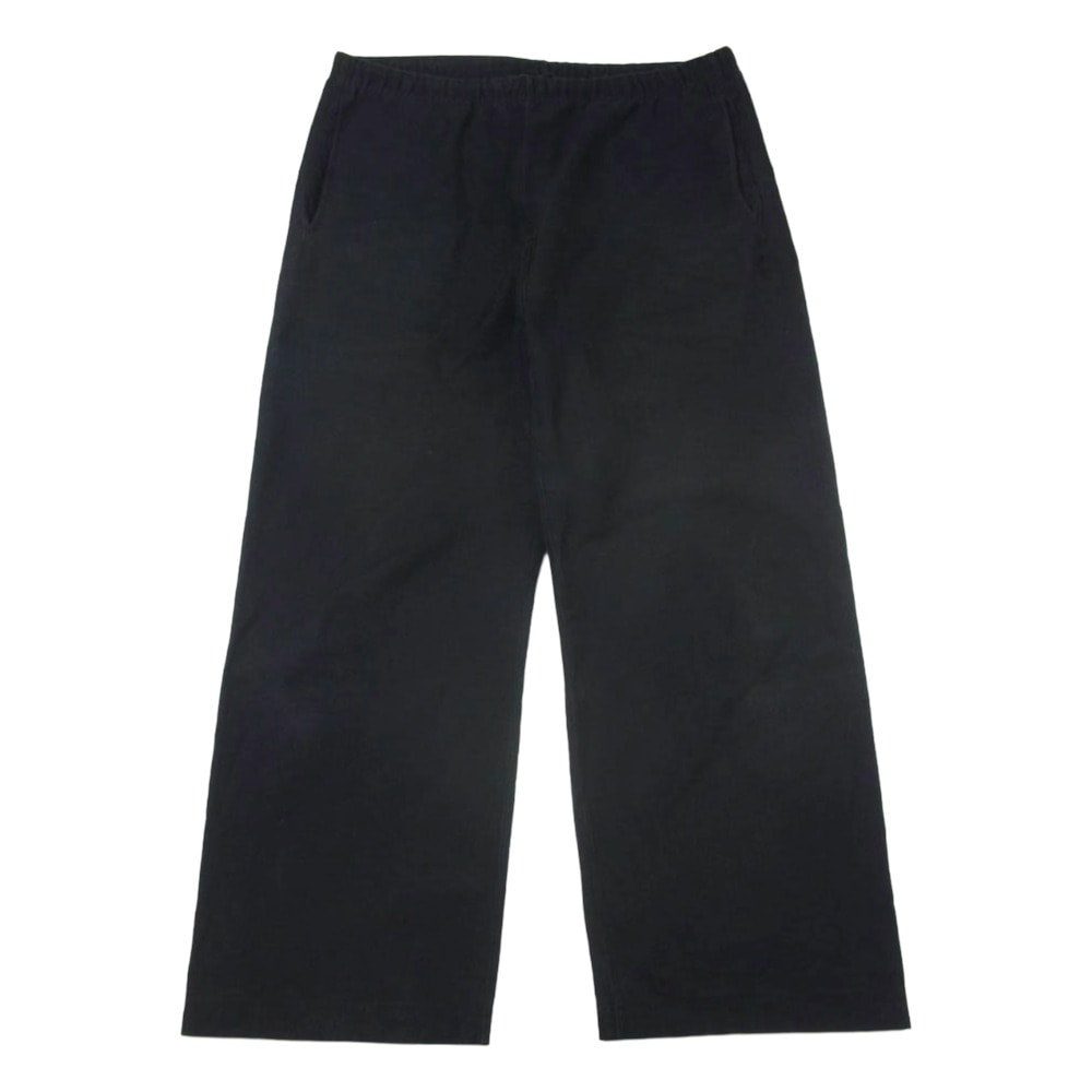 AURALEE オーラリー パンツ A9SP02SU STAND UP WIDE PANTS スタンドアップ ワイド イージー パンツ ブラック系 4【中古】