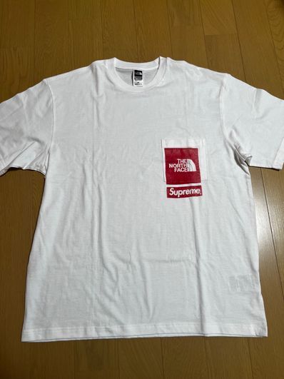 Supreme x The North Face Printed Pocket Tee "White"