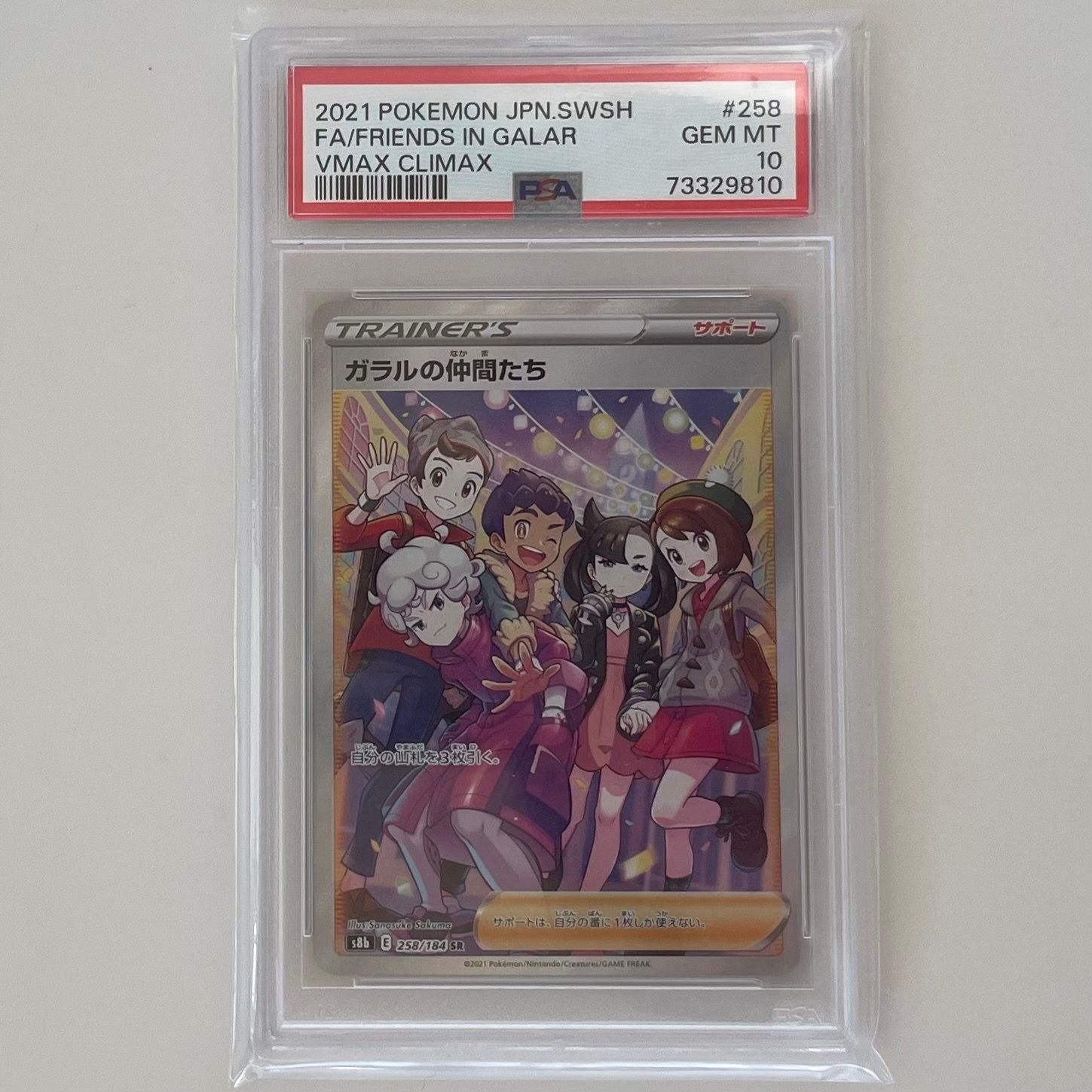 ガラルの仲間たち SR[S8b 258/184](ハイクラスパック「VMAXクライマックス」)