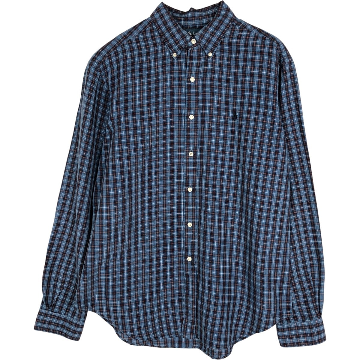 古着 ラルフローレン Ralph Lauren CLASSIC FIT 長袖 リネン ボタンダウンシャツ メンズL相当/eaa676660