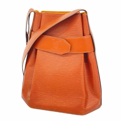 【6dc2772-k】ルイヴィトン ショルダーバッグ エピ サックデポール M80203 ケニアブラウン【中古】レディース