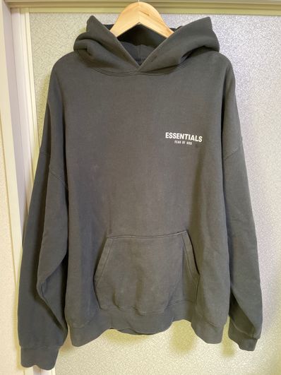 FEAR OF GOD ESSENTIALS Photo Pullover Hoodie "Black"