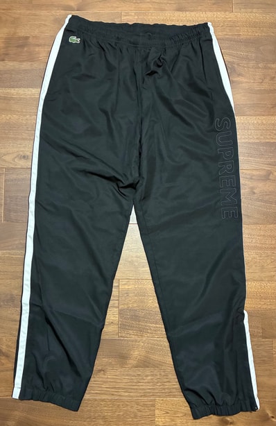supreme シュプリーム ✖️ Lacoste ラコステ トラックパンツ Sサイズ
