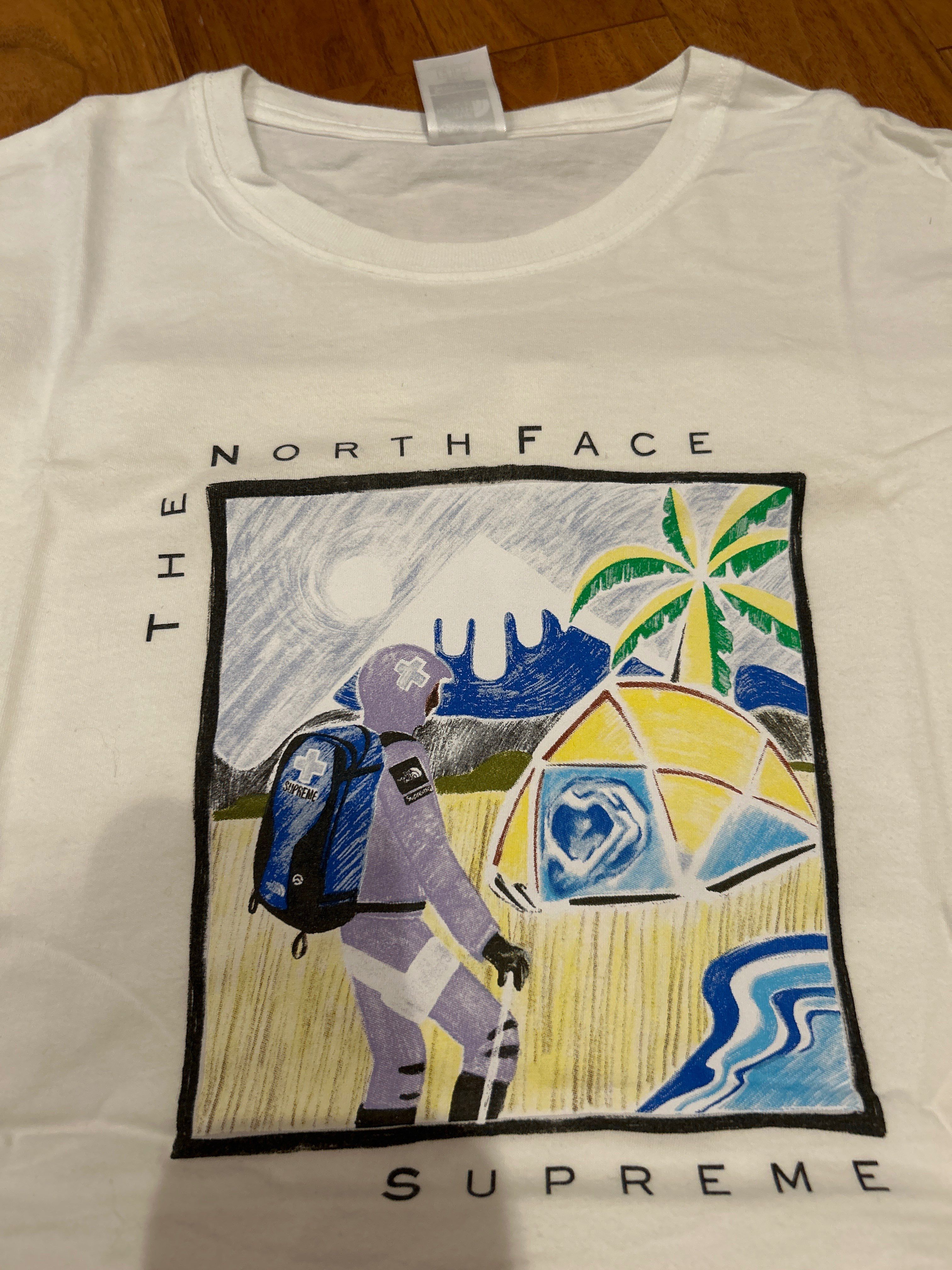 Supreme x The North Face Sketch S/S Top "White"