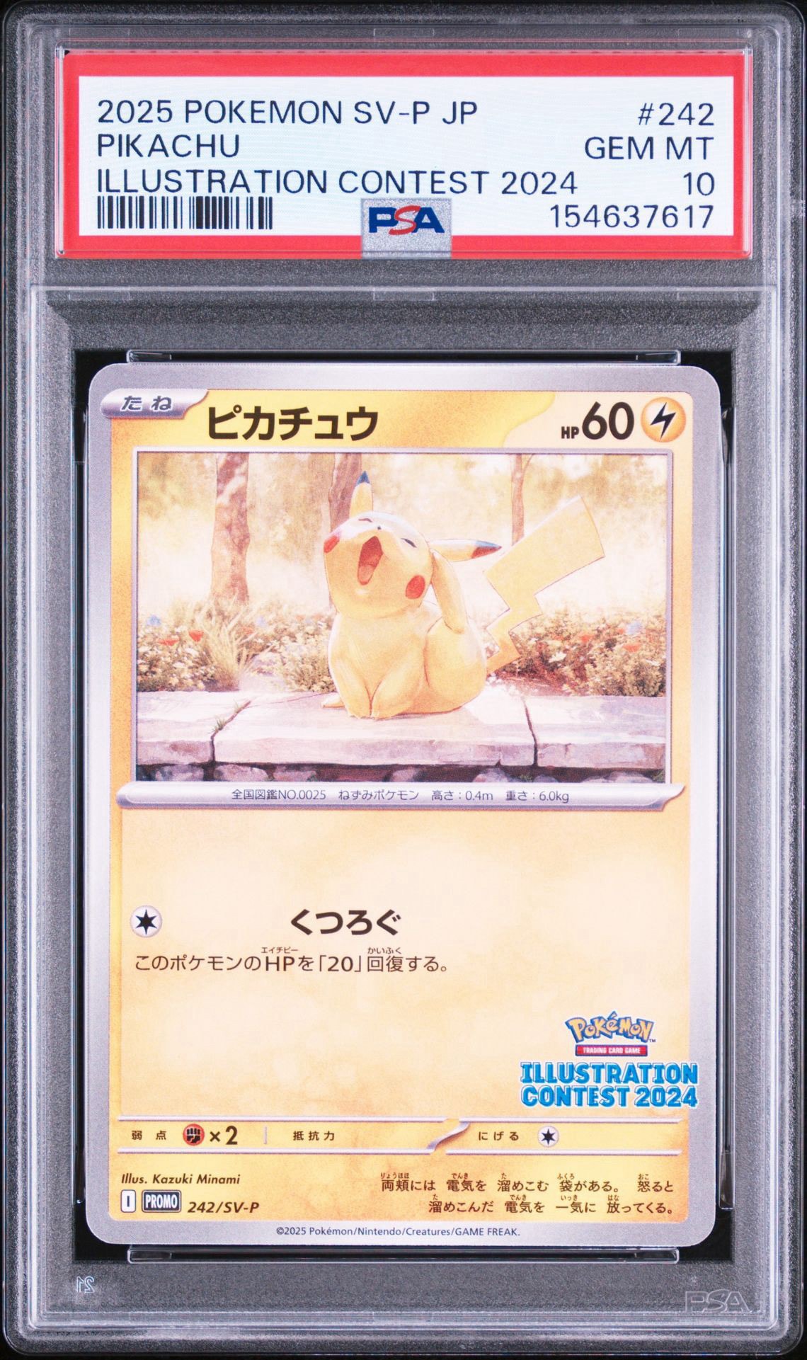 ピカチュウ [SV-P 242](プロモカードパック「イラストレーション