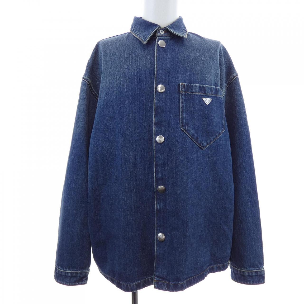 プラダ PRADA トライアングルロゴ GEC066 S212 14EF デニムジャケット