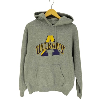 ECO カレッジロゴ プリント プルオーバー パーカー【1142113893328】