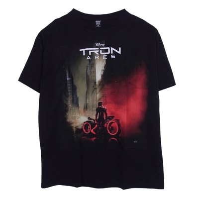 GEEKS RULE ギークスルール Tシャツ TRON ARES トロン アレス プリント 半袖 Tシャツ ブラック系 XXL【新古品】【未使用】【中古】