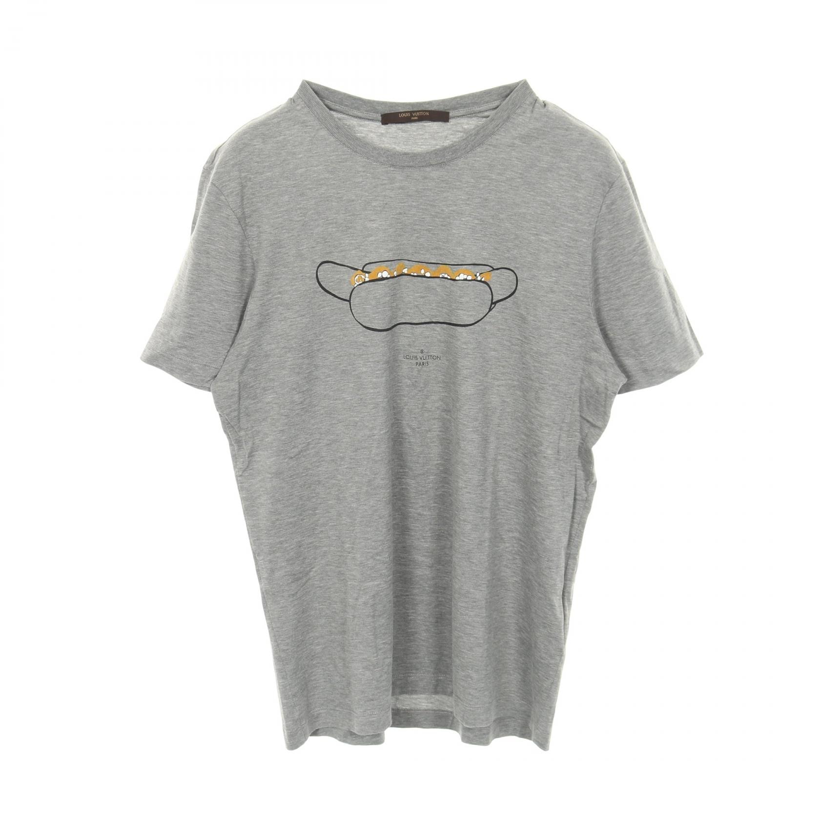 ルイ・ヴィトン LOUIS VUITTON 半袖Tシャツ 衣料品 トップス コットン グレー メンズ グレー系 RM141M H5JR14JEZ 【中古】