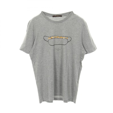 ルイ・ヴィトン LOUIS VUITTON 半袖Tシャツ 衣料品 トップス コットン グレー メンズ グレー系 RM141M H5JR14JEZ 【中古】