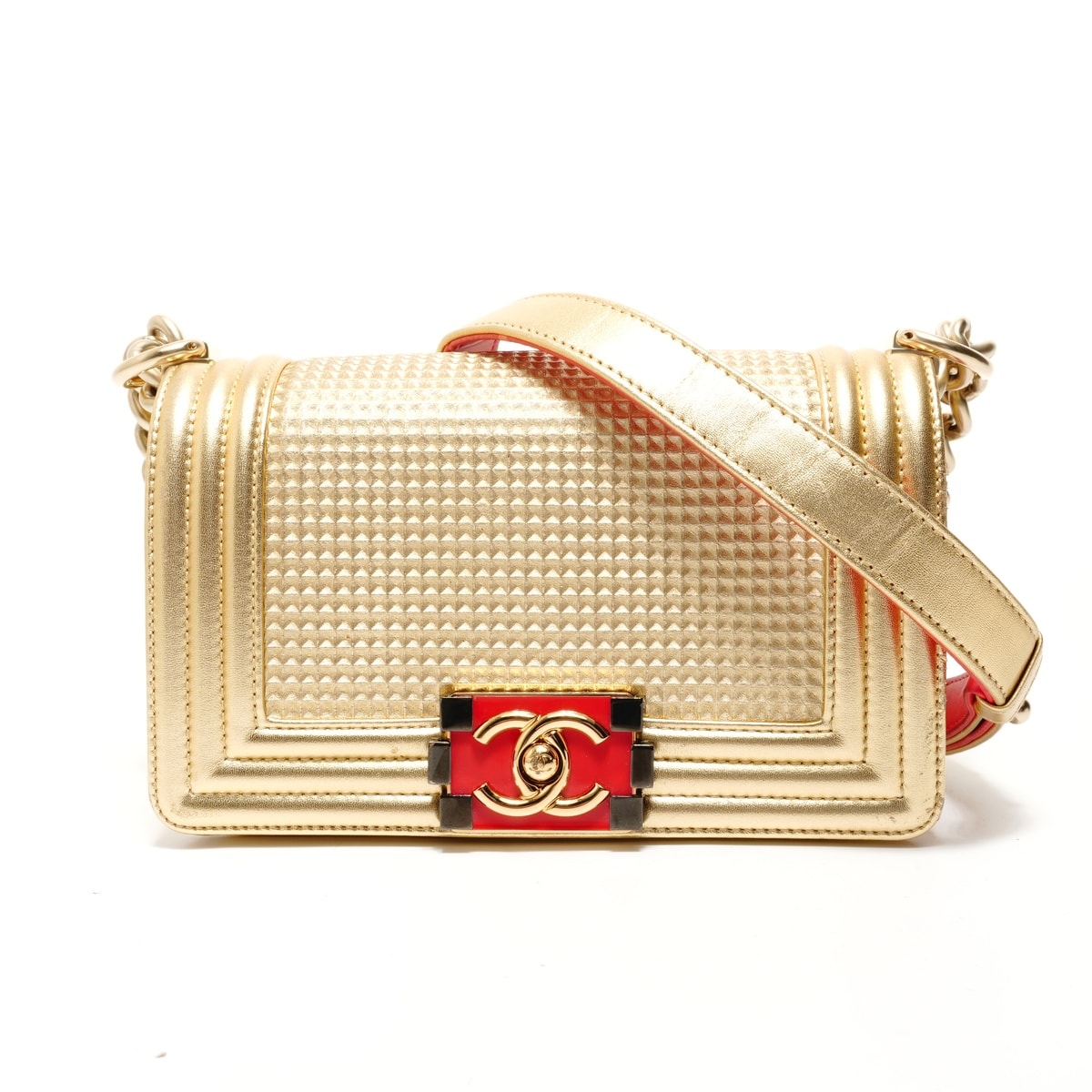 シャネル CHANEL 19番台 ボーイシャネル スモール ショルダーバッグ【中古】