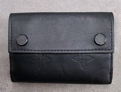 Louis Vuitton Discovery Compact Wallet Monogram Shadow "Noir"