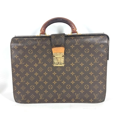 ルイヴィトン LOUIS VUITTON セルヴィエット フェルモワール M53305 モノグラム 書類バッグ カバン ブリーフケース ビジネスバッグ モノグラムキャンバス ブラウン