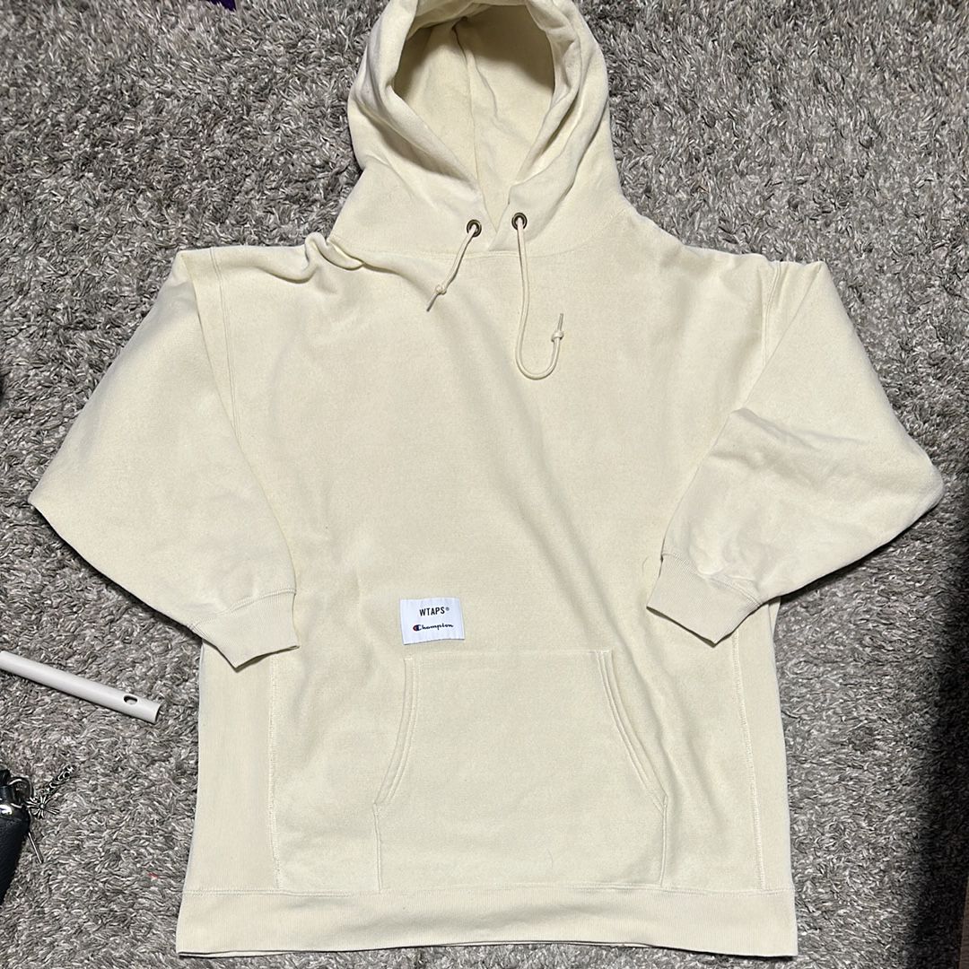 Wtaps ACADEMY / HOODED / COTTON. CHAMPION. REVERSE WEAVE "Sand"(782)