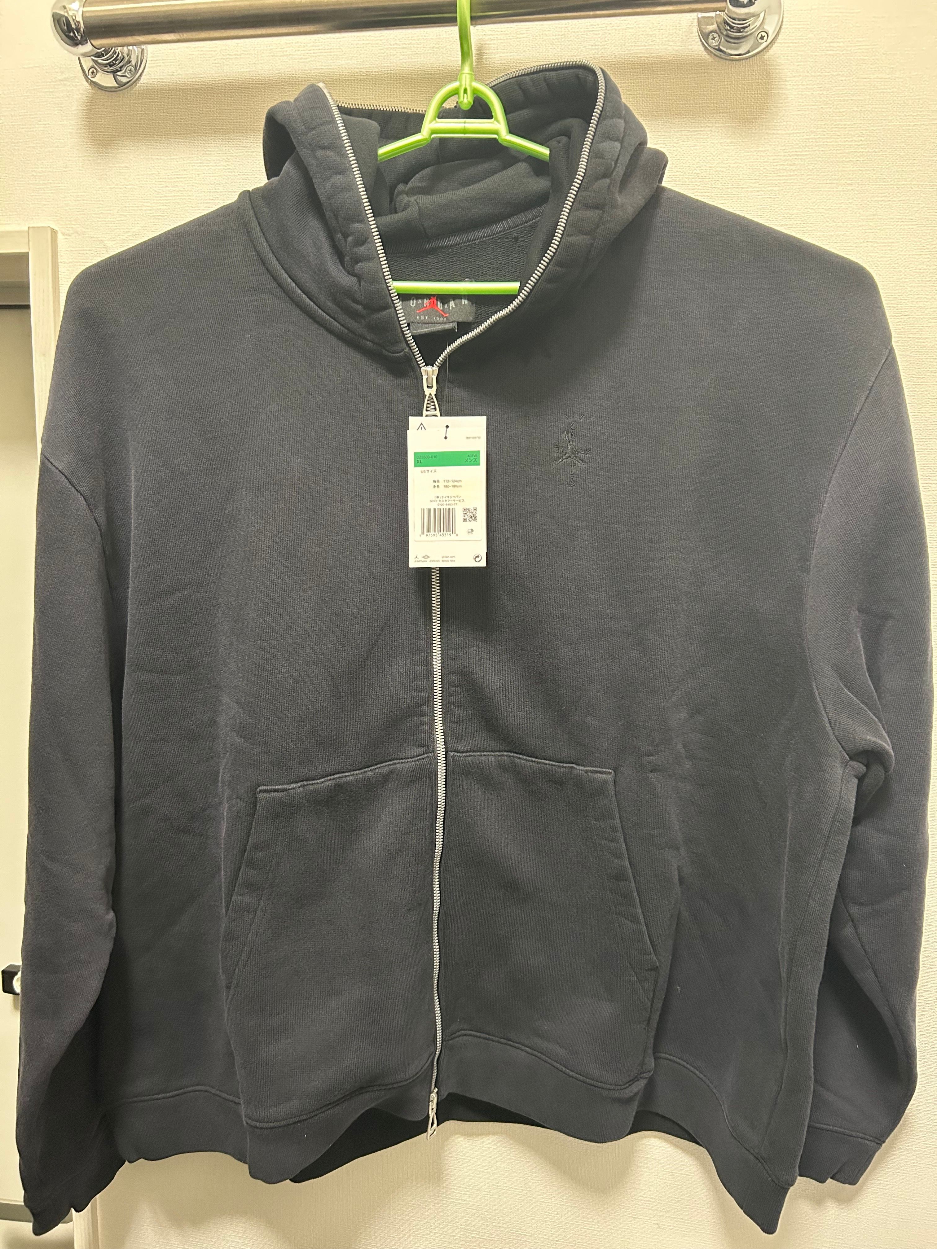 Nike Jordan x Travis Scott Men's Full-Zip Hoodie "Black" (US Size) DZ5500-010