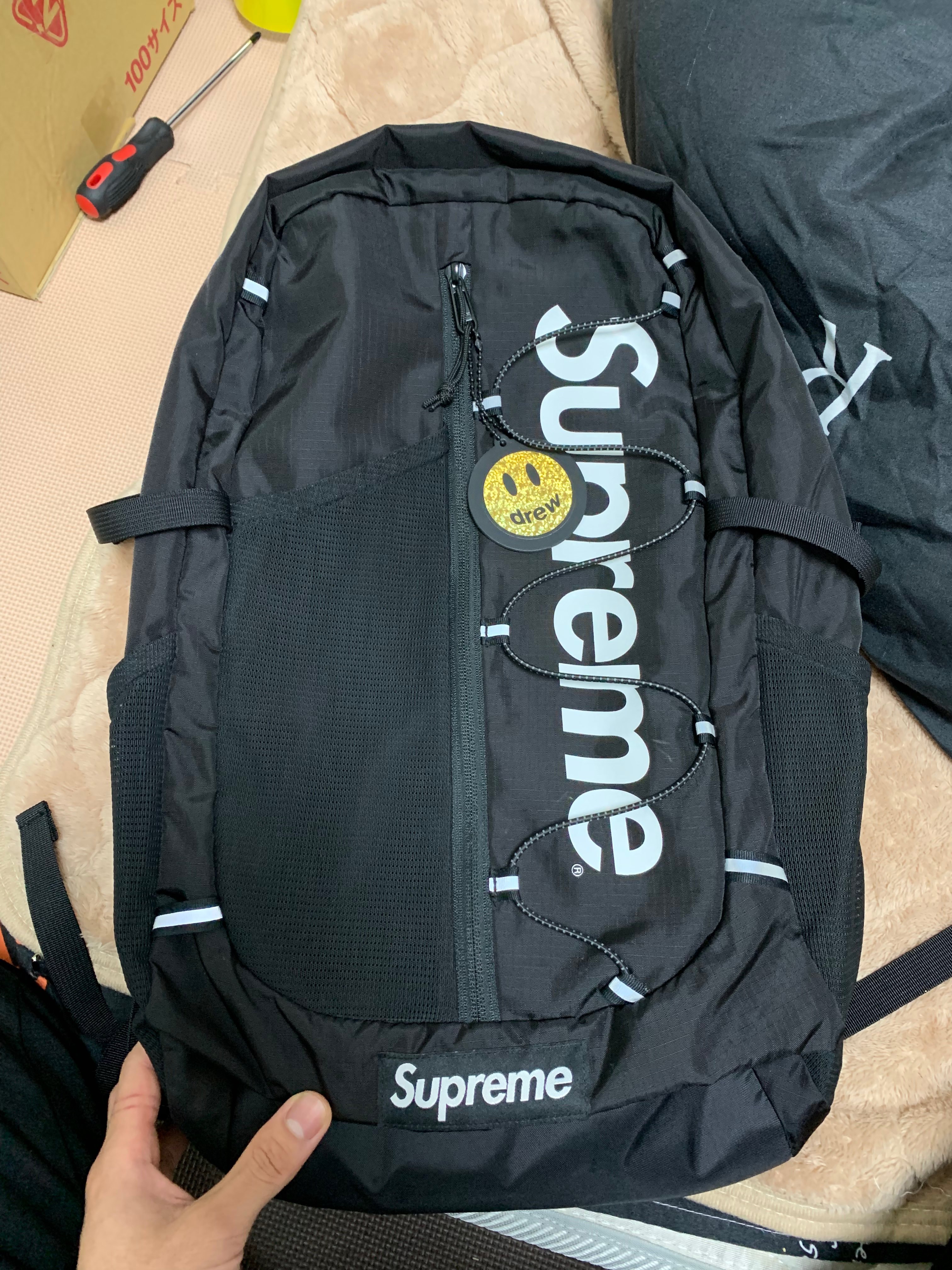 Supreme 2017SS Backpack "Black"